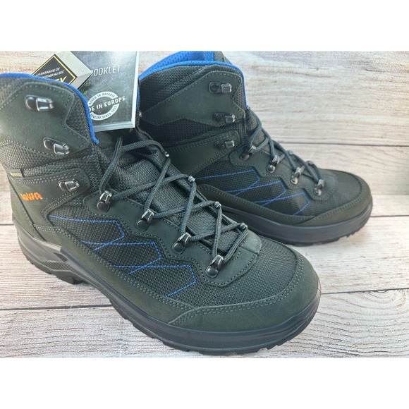 Lowa Taurus Pro Gtx Mid Hiking Boots Mens Size 11 Anthracite Waterproof Outdoor